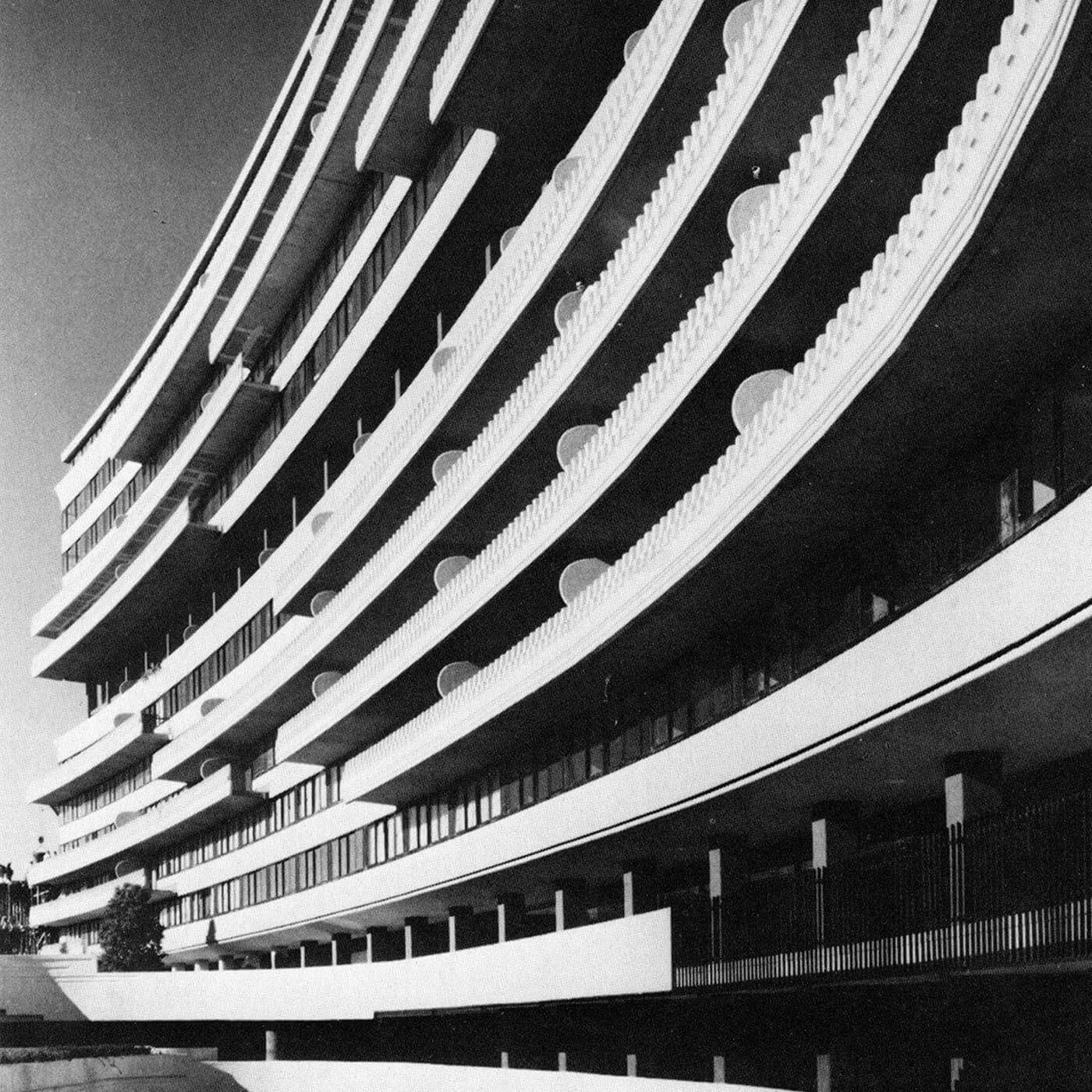 Watergate Complex, Luigi Moretti, Washington, USA, 1971.