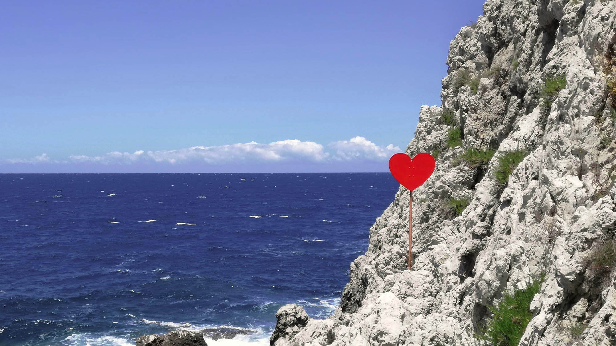 Cove of The Heart, Land Art by the sea in Palermo, Sicily